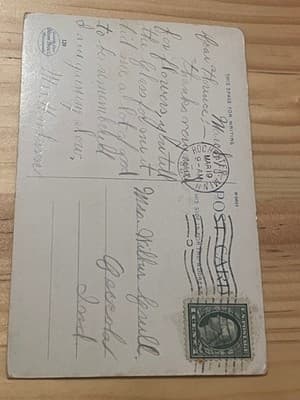 St Marys Hospital Rochester MN Postcard Mailed Handwritten 1c Stamp Vintage - Thumbnail 2