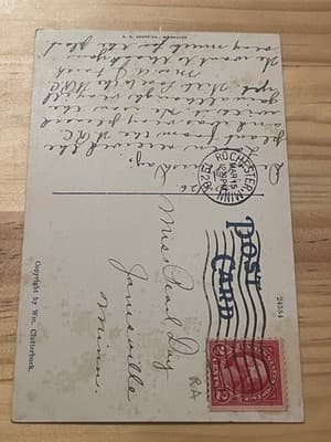 St Marys Hospital Rochester Minn Postcard Vintage Postally Used Stamped 24584 - Thumbnail 2