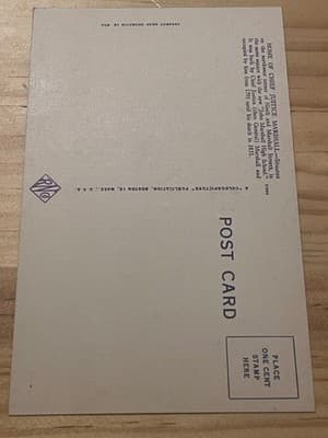 Home of Chief Justice Marshall Postcard Richmond VA Richmond News Co Unposted - Thumbnail 2
