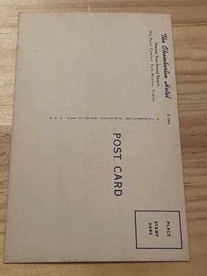 Chamberlin Hotel Postcard Fort Monroe Old Point Comfort Virginia Coastal Vintage - Thumbnail 2