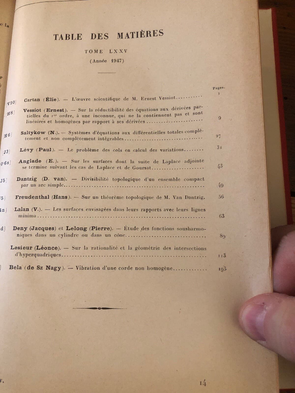 bulletin societe mathematique france 1946 & 1947 Bound Together - Thumbnail 8