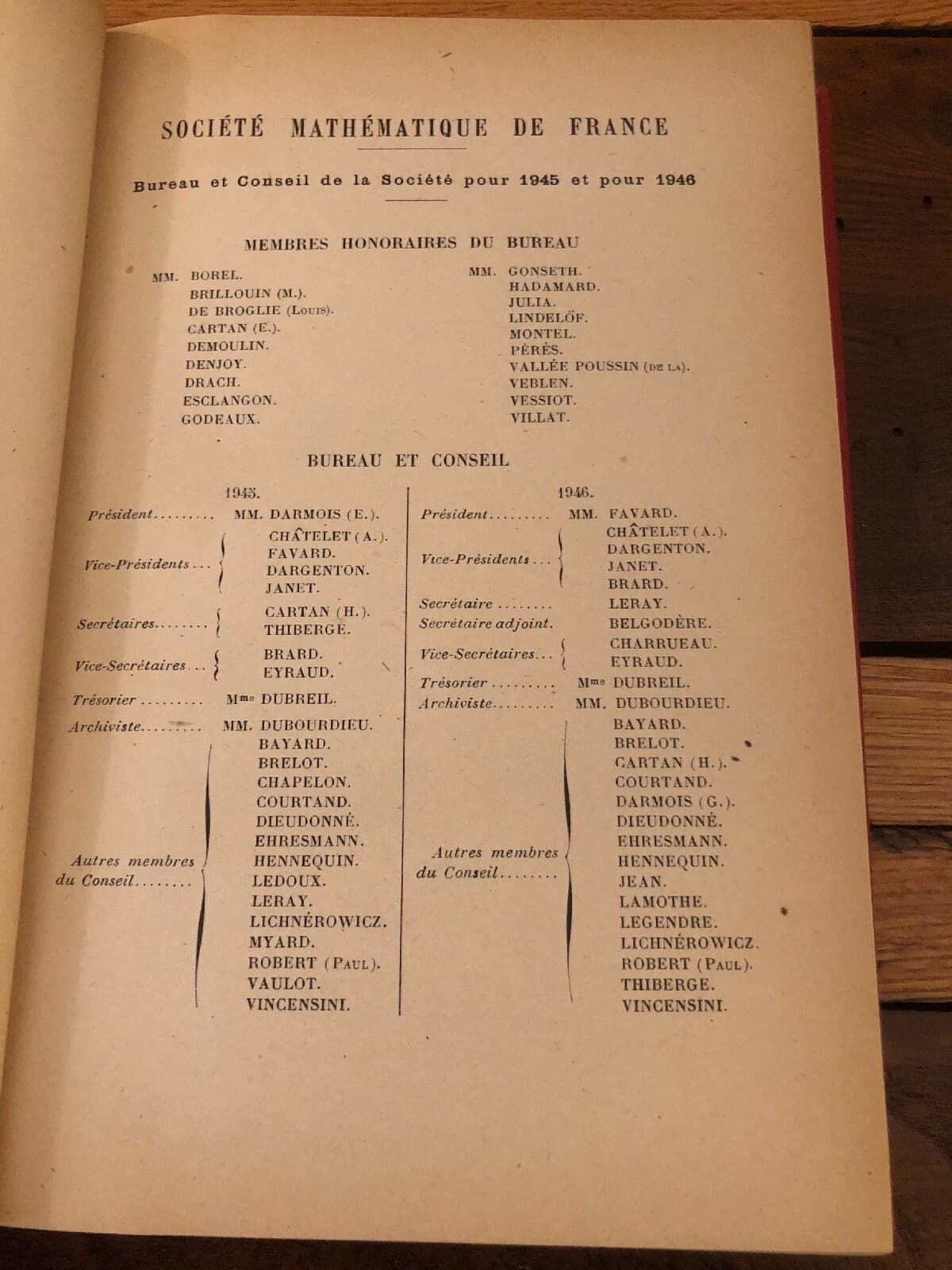 bulletin societe mathematique france 1946 & 1947 Bound Together - Thumbnail 3