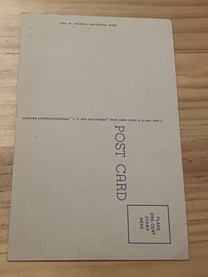 Curteich Chicago St Marys Hospital Rochester MN Postcard Linen Vintage Unposted - Thumbnail 2