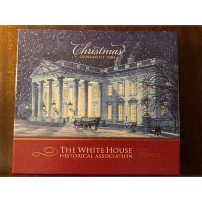 The White House Historical Association 2004 Christmas Ornament Oval Sleigh Scene - Thumbnail 5