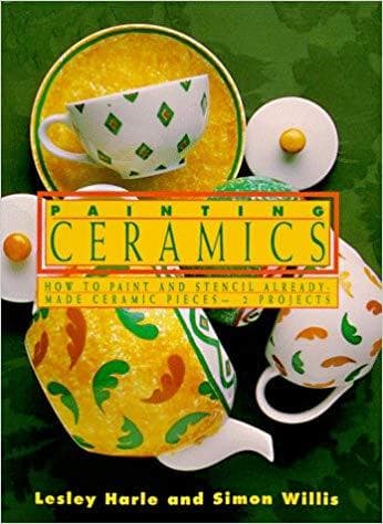 Painting Ceramics: How to Paint and Stencil Already Made Ceramics Pieces-12 P... - Image 1
