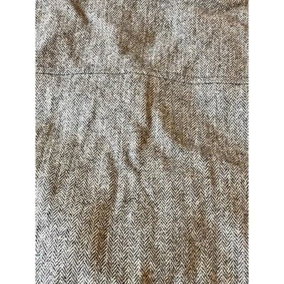 Pendleton Women Gray Herringbone Wool Blend Button Front Jacket Size Medium - Thumbnail 6