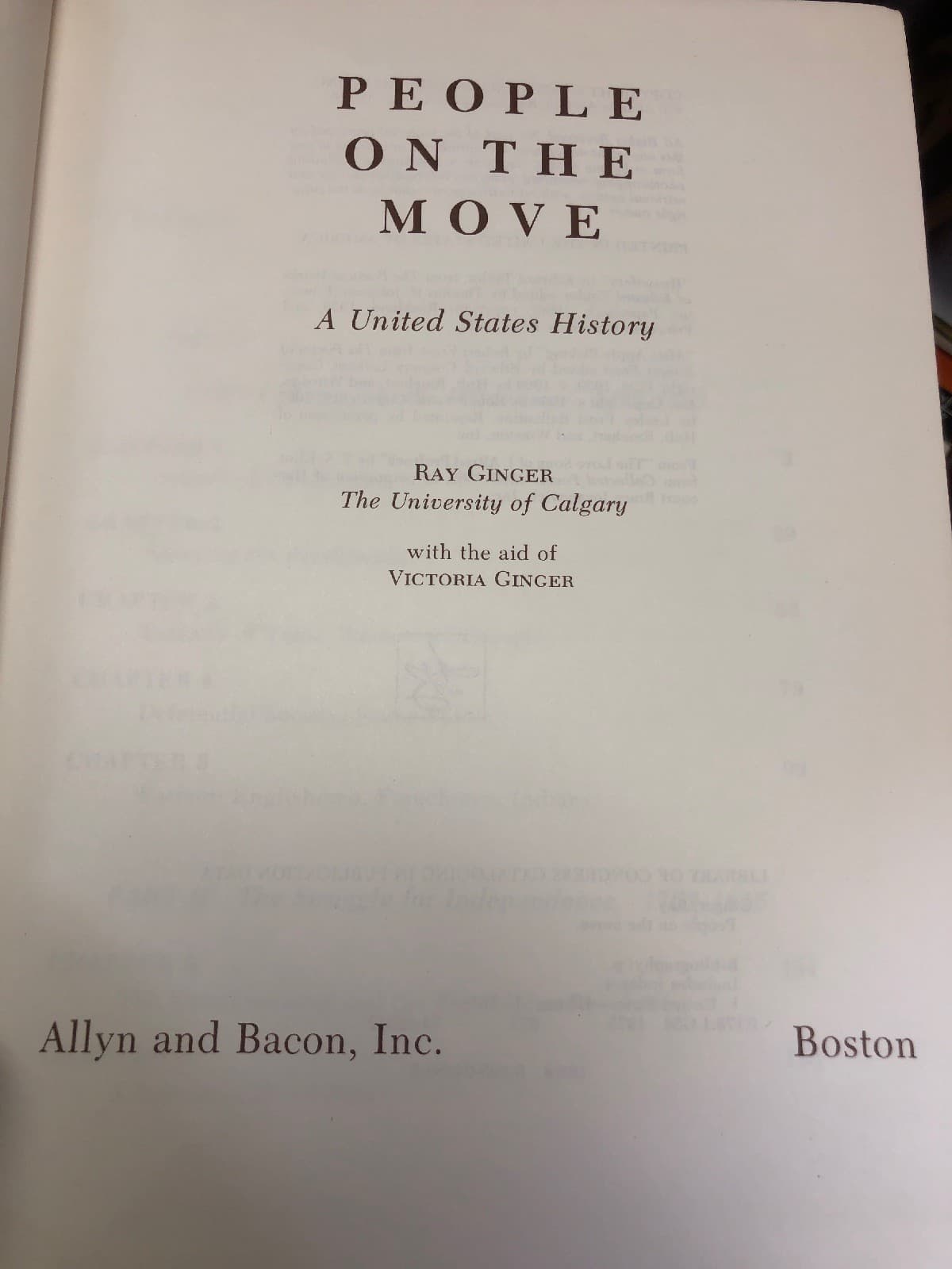 People On the Move: A United States history Hardcover - Thumbnail 2