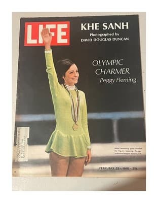 Life Magazine February 23 1968 Peggy Fleming Cover Khe Sanh David Douglas Duncan - Image 1