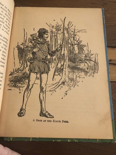 1937 Robin Hood and his Merry Men Childrens Book By McLoughlin Bros - G.A. Davis - Thumbnail 5