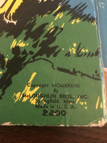 1937 Robin Hood and his Merry Men Childrens Book By McLoughlin Bros - G.A. Davis - Thumbnail 3