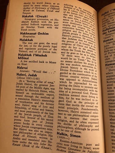 Concise Dictionary of Judaism By Dagobert D Runes 1966 Hardcover - Thumbnail 5