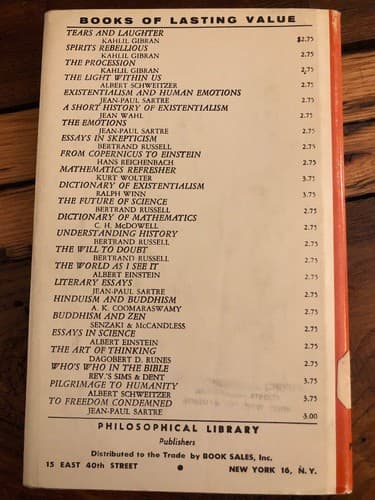 Concise Dictionary of Judaism By Dagobert D Runes 1966 Hardcover - Thumbnail 2