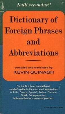 Dictionary of Foreign Phrases and Abbreviations - Image 1