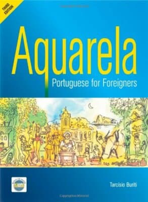 3rd Ed. Portuguese Textbook w/ CD Audio AQUARELA Portuguese for Foreigners - Image 1