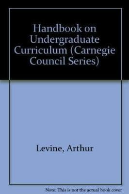 Handbook on Undergraduate Curriculum (Carnegie Council Series) SOFTCOVER - Image 1