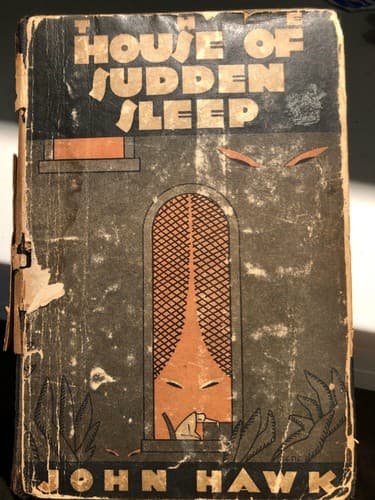 THE HOUSE OF SUDDEN SLEEP by JOHN HAWK Mystery League 1930 1st - Image 1