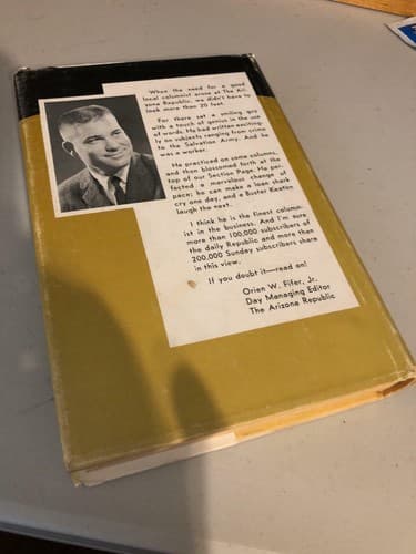 AUTOGRAPHED A Mile in His Moccasins Don Dedera 1st edition hardcover w/ jacket - Thumbnail 3