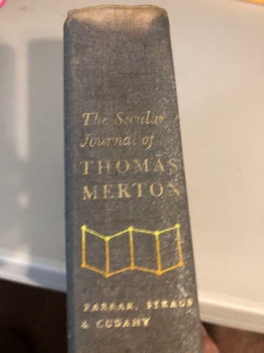 The Secular Journal of Thomas Merton 1959 1st edition hardcover, NO jacket - Thumbnail 5