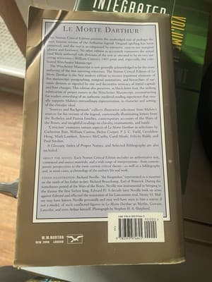 Le Morte Darthur Sir Thomas Malory Norton Critical Edition - some highlighting - Thumbnail 2
