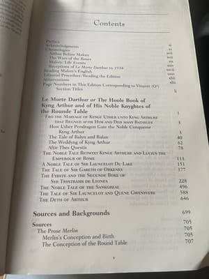 Le Morte Darthur Sir Thomas Malory Norton Critical Edition - some highlighting - Thumbnail 4