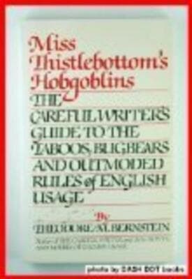 Miss Thistlebottom's Hobgoblins Careful Writer's Guide Taboos Bugbears Outmoded - Thumbnail 2