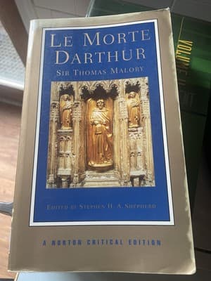 Le Morte Darthur Sir Thomas Malory Norton Critical Edition - some highlighting - Image 1