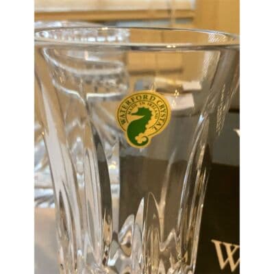 Waterford Crystal Miniature Vase with Original Box Classic Cut Design - Thumbnail 2