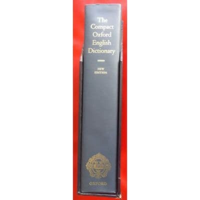 The Compact Oxford English Dictionary New Edition Hardcover w/ Slipcase - Thumbnail 2