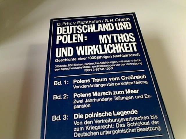 Richthofen B. Frhr. v./RR Oheim Germany and Poland myth and reality 3 vol set - Thumbnail 2