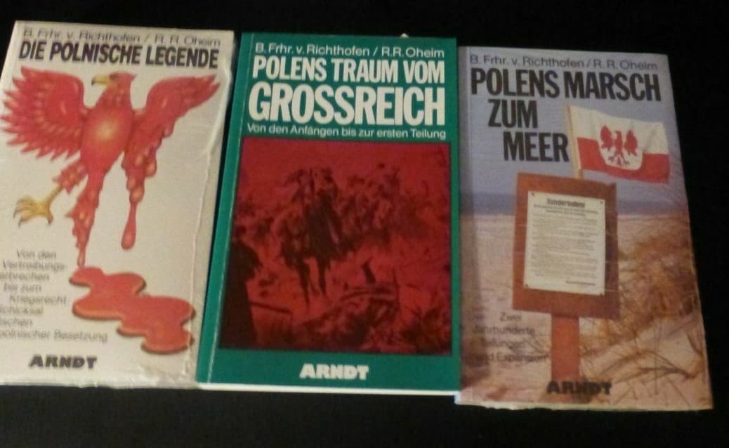 Richthofen B. Frhr. v./RR Oheim Germany and Poland myth and reality 3 vol set - Image 1
