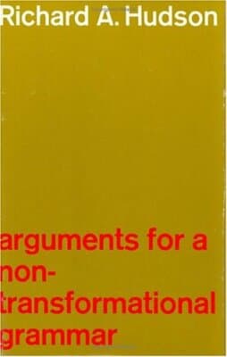 Arguments for a Non-Transformational Grammar - Image 1