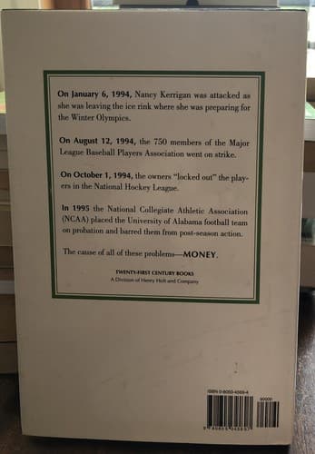M2/ In Sports, Money Talks by Dolan, Edward F., Jr. 1st Edition - Thumbnail 2