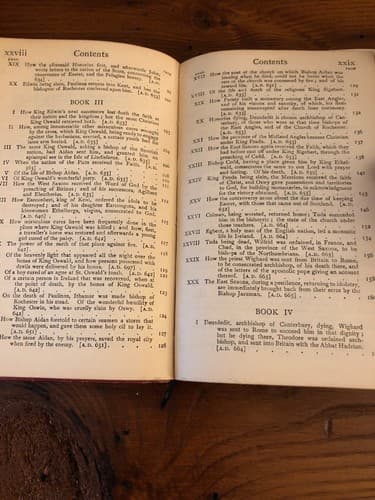 Ecclesiastical History English Nation Everyman's Library 1922 HC Loose Hinges - Thumbnail 5