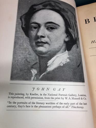 Gay's Beggar's opera;: Its content history & influence 1923 1st Edition HC - Thumbnail 3