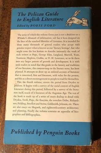 M2/ The Pelican Guide to English Literature From Dryden to Johnson #4 Revised - Thumbnail 2