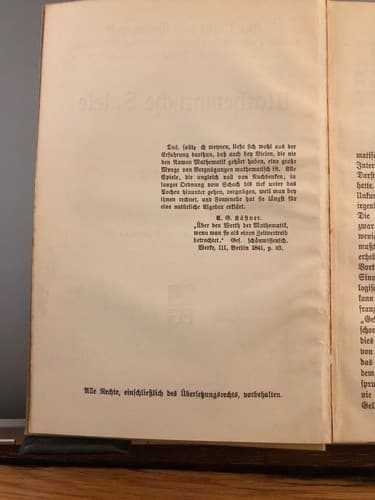 Aus Natur und Geisteswelt - MATHEMATISCHE SPIELE - Dr. W. Ahrens (1907) - Thumbnail 7