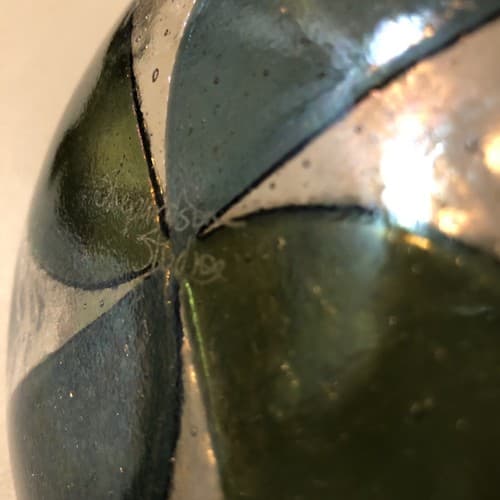 Shepardson Studios iridescent Glass Square 6"x 6" Plate - Thumbnail 8