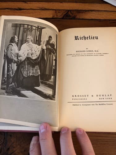 Richelieu /Mid-30s 1st Edition Hardcover Photoplay George Arliss Silent Film - Thumbnail 5