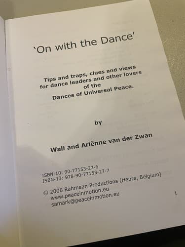 On with the Dance!: Tips for Dance Leaders - Thumbnail 3