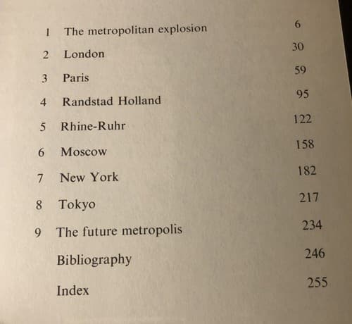 M2/ Peter Hall, The World Cities, 1971 World University Library Vg Condition - Thumbnail 3