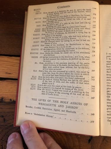 Ecclesiastical History English Nation Everyman's Library 1922 HC Loose Hinges - Thumbnail 8