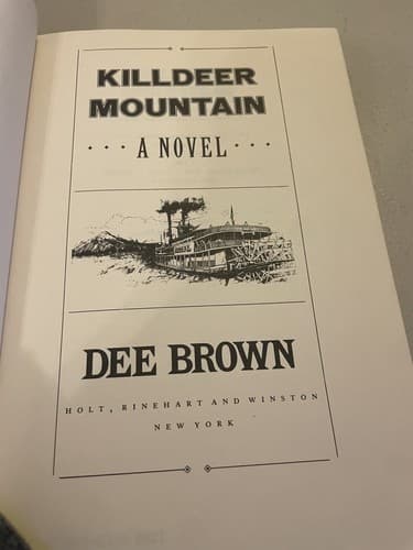Killdeer Mountain by Dee Alexander Brown, 1st edition hardcover - Thumbnail 6