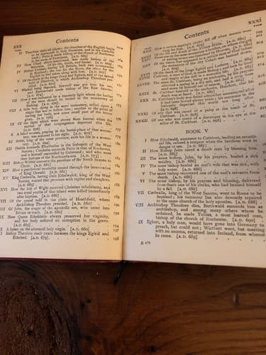 Ecclesiastical History English Nation Everyman's Library 1922 HC Loose Hinges - Thumbnail 6