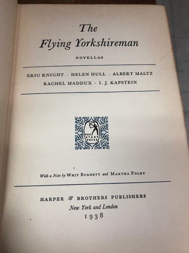 The Flying Yorkshireman 1st Edition Hardcover 1938 - Thumbnail 2