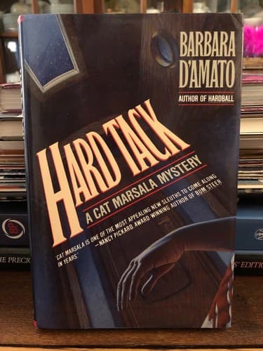 AUTOGRAPHED Hard Tack: A Cat Marsala Mystery 1st Edition Hardcover - Thumbnail 2