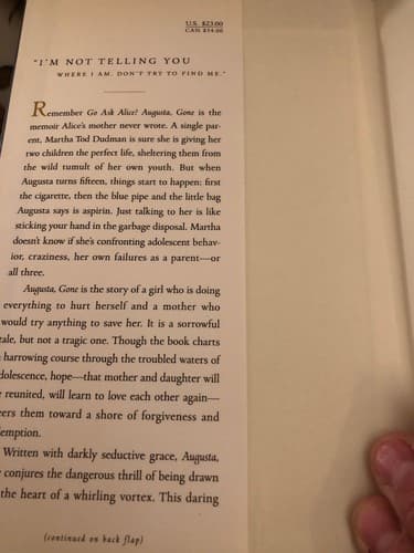 AUTOGRAPHED Augusta Gone: A True Story 1st Edition Hardcover - Thumbnail 3