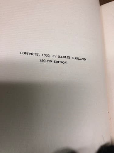 Prairie Folks 1895 Second Printing. Hardcover With Gold Gilt Decorations - Thumbnail 3