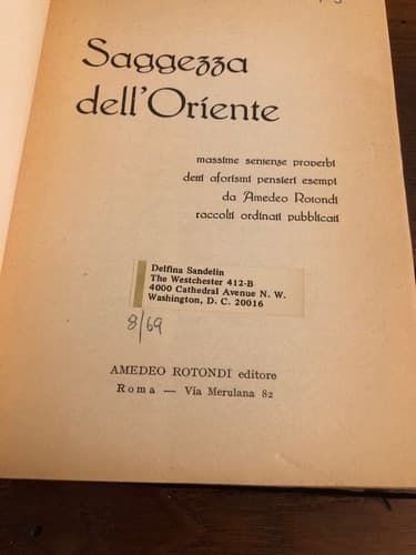 Saggezza di Roma Greece Massime sentenze aforismi proverbi Amedeo Rotondi 1960s - Thumbnail 7