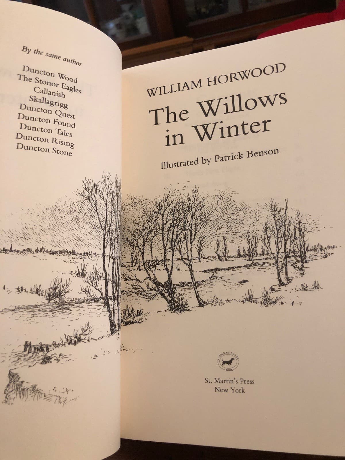 The Willows in Winter William Horwood 1994 1st US pb advance readers edition ARC - Thumbnail 3