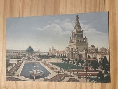 South Gardens Festival Hall Panama Pacific Expo San Francisco 1915 Postcard - Image 1